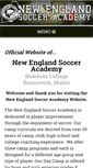 Mobile Screenshot of nesocceracademy.com